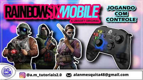 Rainbow Six Mobile Jogando Controle Como Jogar Rainbow Six Mobile