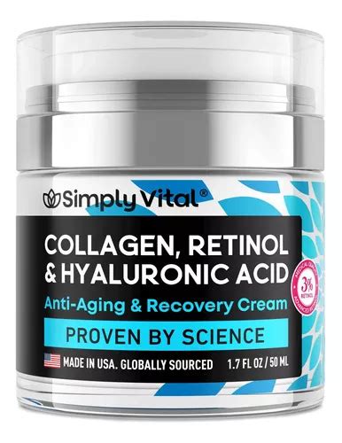 Crema Hidratante Facial De Colgeno Con Retinol Y Cido Hialur Cuotas