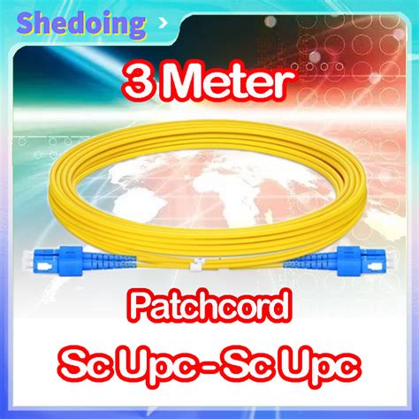 Jual Meter Sc Upc Sc Upc Patchcord Patchcore Kabel Fiber Optic Patch