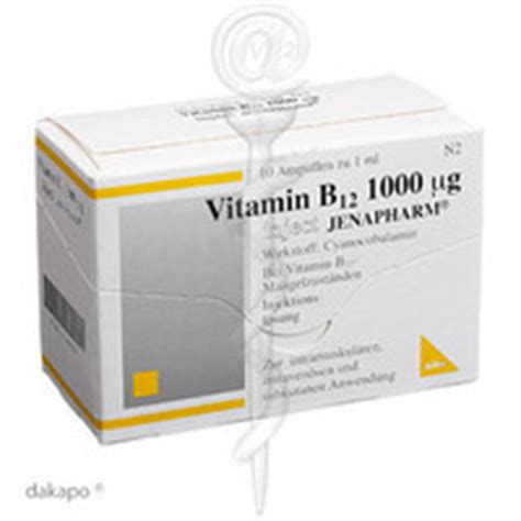 Vitamin B G Inject Jenapharm Warnhinweise