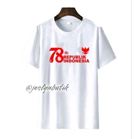 Jual Xm Kaos Hut Ri Th Kaos Kemerdekaan Kaos Indonesia Merdeka