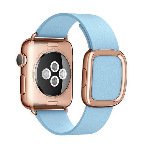 Sk Rzany Nowoczesny Pasek Do Apple Watch Mm Mm Mm Baby Blue