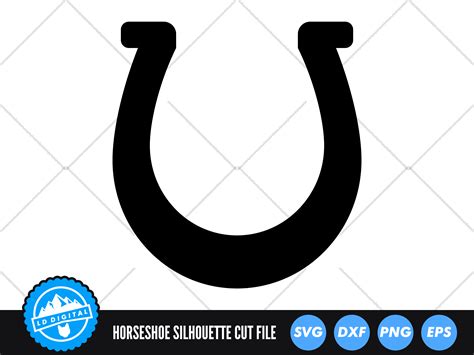 Horseshoe Svg Horse Shoe Cut Files Gráfico Por Lddigital · Creative