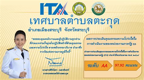 ประกาศผลการประเมินคุณธรรมและความโปร่งใสภายในหน่วยงานภาครัฐ Ita ประจำปี