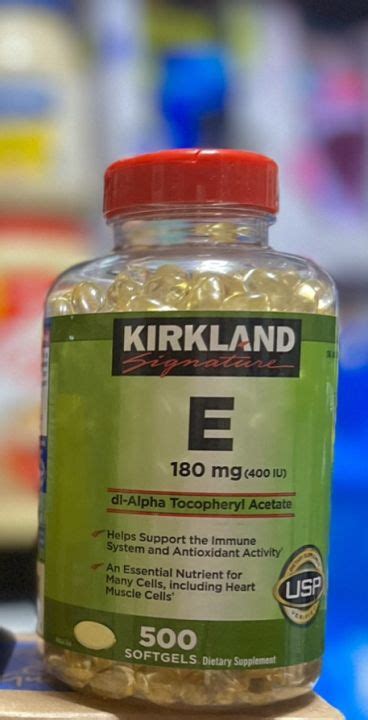 Kirkland Signature Vitamin E Iu Softgels Lazada Ph