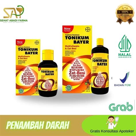 Jual Tonikum Bayer Ml Ml Multivitamin Kesehatan Penambah Darah