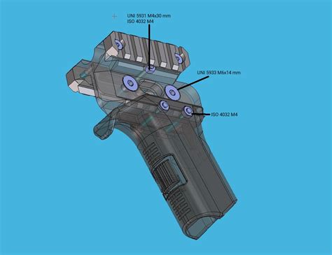 Stl File Nato Rail Picatinny Angled Mag Holder Foregrip For Glock Gen