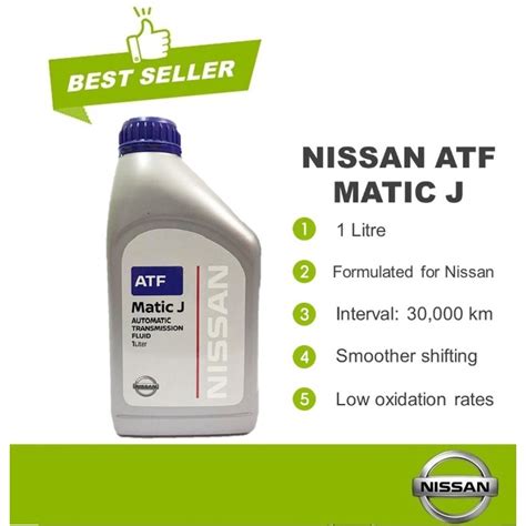 NISSAN ATF MATIC S / MATIC J / MATIC D 1L AUTO TRANSMISSION FLUID GEAR ...
