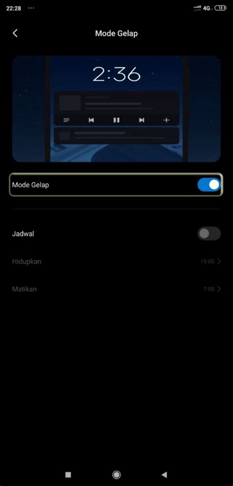 Cara Mengaktifkan Dark Mode Di Miui