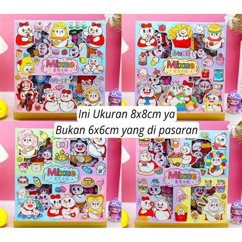 Jual Stiker Masu Lembar Nini Mochi Tea Time Lucu Sticker Korea