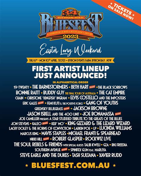 News Bluesfest Unveil Ripping First Artist Announcement For 2023