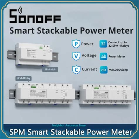 SONOFF SPM Inteligentny Miernik Mocy Do Uk Adania W Stos Spm Main 4