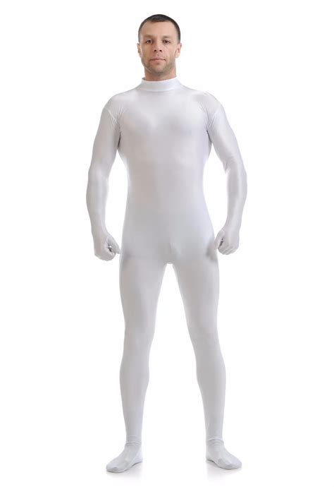 Terno zentai preto de náilon dos homens corpo inteiro zentai bodysuits