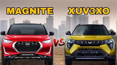 Mahindra Xuv Xo Vs Nissan Magnite Most Detailed Comparison Youtube