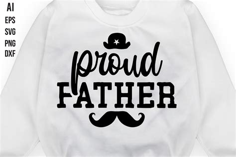 Proud Father Svg Graphic By TeeKing124 Creative Fabrica