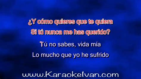 Fabian Gomez Y Como Quieres Que Te Quiera KARAOKE YouTube