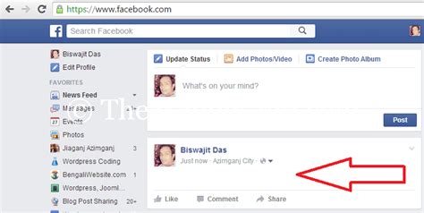 How To Post A Blank Status Update On Facebook Wall The Mental Club