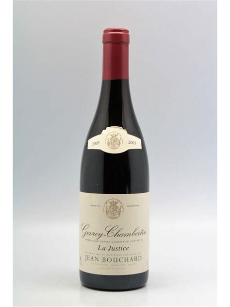 Jean Bouchard Gevrey Chambertin La Justice