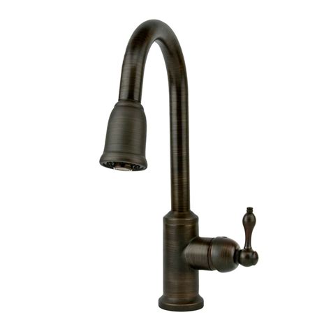 Shop Premier Copper Products Oil Rubbed Bronze 1 Handle Pull Down