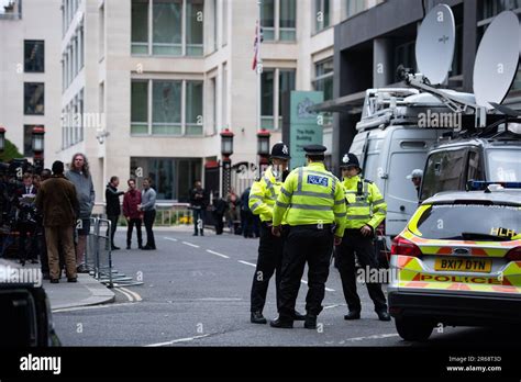 Londres Reino Unido 07th de junio de 2023 Policía Metropolitana