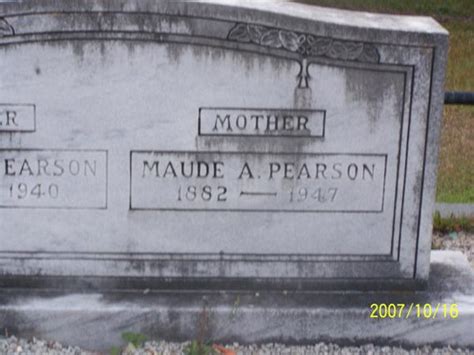 Maude Alma Ansley Pearson 1882 1947 Memorial Find A Grave