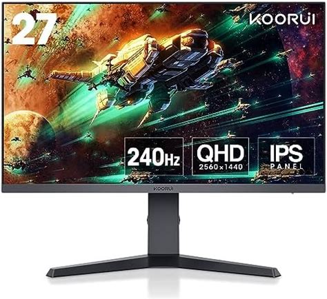 KOORUI 27 inch Gaming Monitor - WQHD (2560x1440) Computer Monitor ...