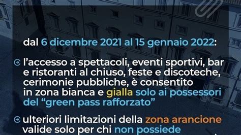 Super Green Pass Dal 6 Dicembre Ecco Il Testo Del Nuovo Decreto Covid