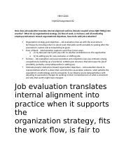 Hrm Hybrid Docx Hrm Hybrid Assignment How Does Job