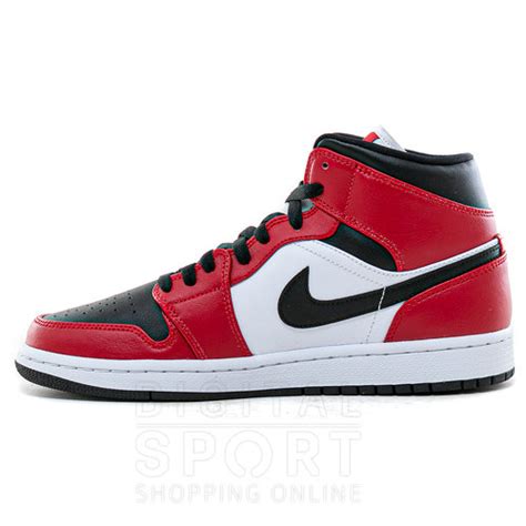 Botas Air Jordan 1 Mid Chicago Black Toe Nike Dionysos