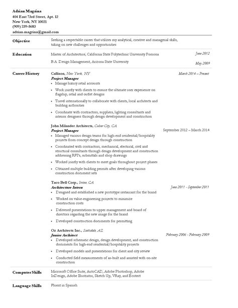 Resume By Resume Issuu