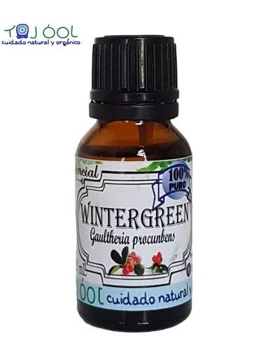 Aceite Esencial De Wintergreen 100 Puro Nat Organic 15ml F MercadoLibre