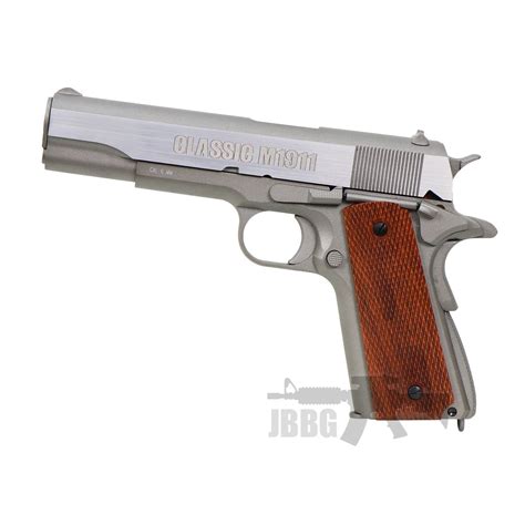 Milbro Classic M1911 Full Metal Co2 Airsoft Pistol Just Bb Guns