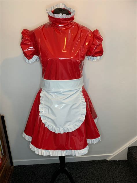 PVC French Maids Dress Etsy