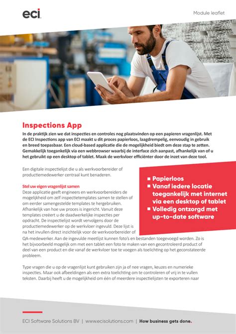 Eci Inspections App