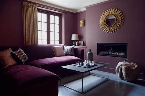 Purple And Brown Living Rooms