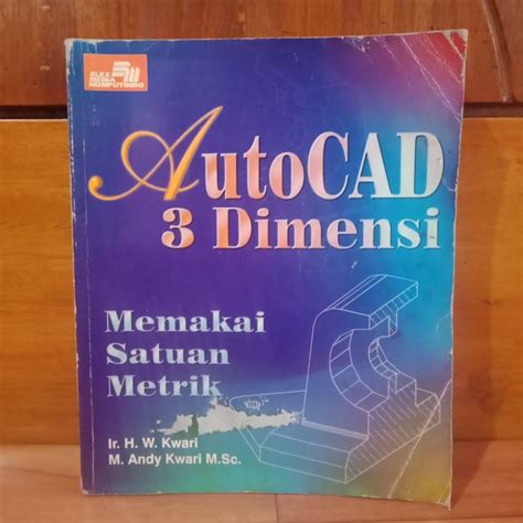 Jual Buku Original Autocad Dimensi Memakai Satuan Metrik Shopee