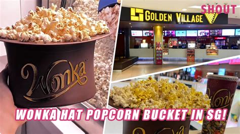 LIMITED-EDITION WONKA HAT POPCORN BUCKET AT ALL GOLDEN VILLAGE CINEMAS! - Shout