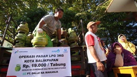 Psm Lamaru Balikpapan Gelar Operasi Pasar Lpg Kg Dijual Rp Ribu