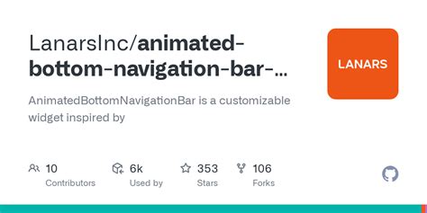 Animated Bottom Navigation Bar Flutter Readme Md At Master Lanarsinc