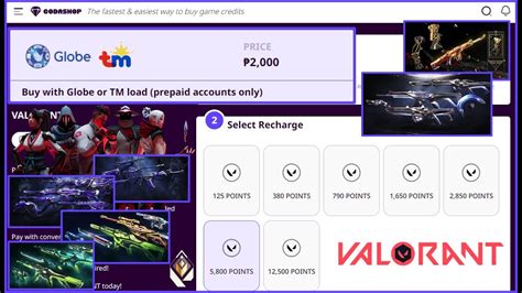 How To Buy Valorant Points In Codashop And Pay Through Load Youtube