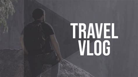 Travel Vlog Youtube Thumbnail Template Postermywall