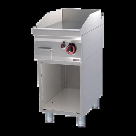 Grillplatte 4051 Gas Verchromt Glatt Mit Unterbau REDFOX FTHC 70 40 G