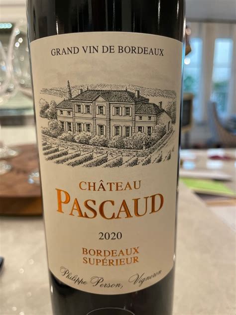 Ch Teau Pascaud France Bordeaux Bordeaux Sup Rieur Cellartracker