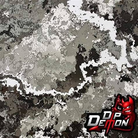 Amazon Veil Camo Alpine Hydrographic Film Hydro Dipping Snow Camo