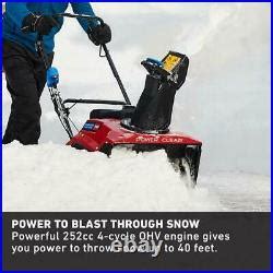 Power Clear 821 QZE 21 In 252 Cc Single Stage Self Propelled Gas Snow