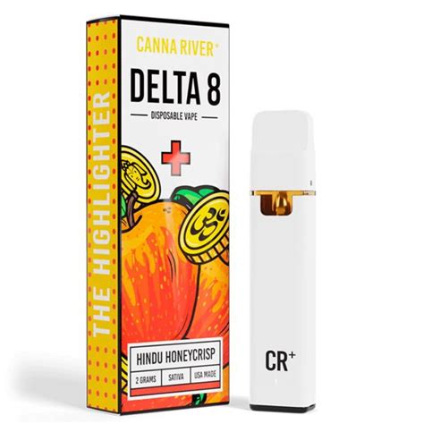 Canna River Highlighter Delta 8 Disposable Vape Pen 2g Pure Cbd Now