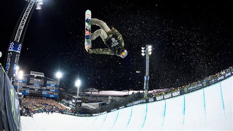 Download X Games Snowboarding At Night Wallpaper | Wallpapers.com