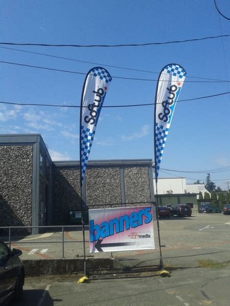 Stand Alone Banners Minimax Media In Victoria Bc