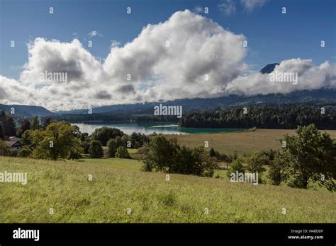 Lake In Carinthia Stock Photo Alamy