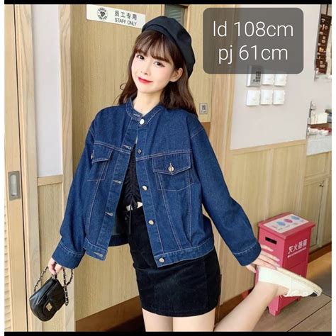 Jual 963 Jaket Jeans Wanitajaket Jeans Denim Wanitajaket Kekinian